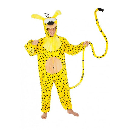 Disfraz de Marsupilami para adultos con cola de 2 m