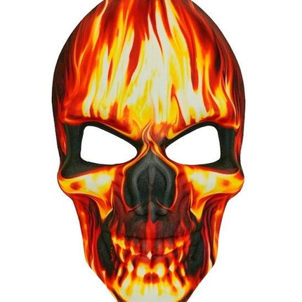 MASKER BRANDENDE SCHEDEL - STOF van Widmann koop je bij Partywinkel