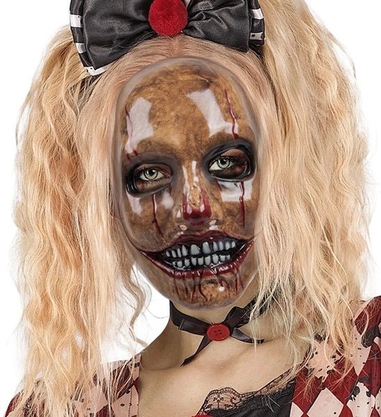 MASKER PSYCHO CLOWN - PLASTIC van Widmann koop je bij Partywinkel