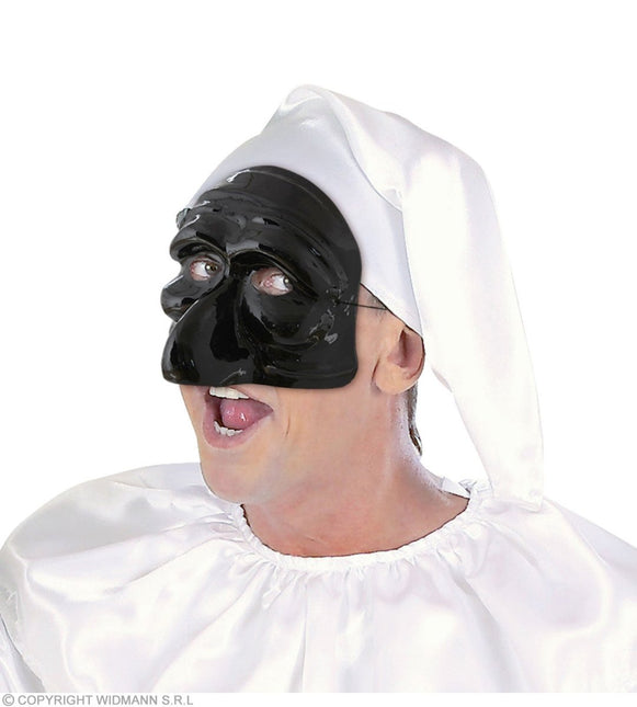 Masker Pulcinella Zwart van Widmann koop je bij Partywinkel