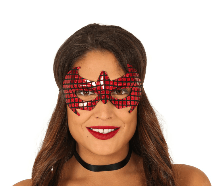 Masker Rood Zwart van Fiestas Guirca koop je bij Partywinkel