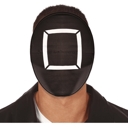 Masker Vierkant Zwart van Fiestas Guirca koop je bij Partywinkel