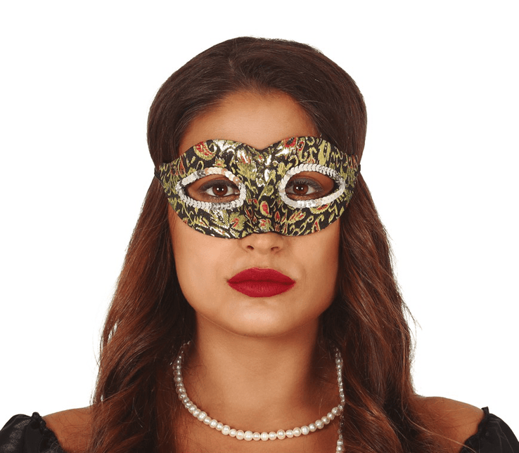 Masker Zwart Goud van Fiestas Guirca koop je bij Partywinkel