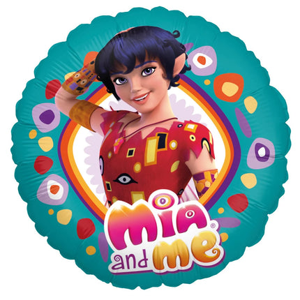 Globo de helio redondo vacío «Mia And Me», 45 cm