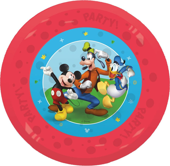 Mickey Mouse Borden Herbruikbaar 21cm 4st - Partywinkel - 5201184962619