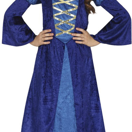 Midddeleeuwse Prinses Kostuum Blauw Meisje van Fiestas Guirca koop je bij Partywinkel