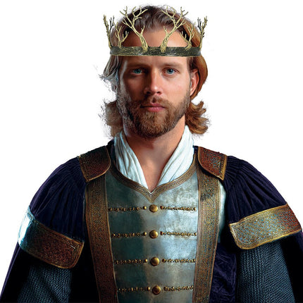 Middeleeuwen Kroon Bruin van Fiestas Guirca koop je bij Partywinkel