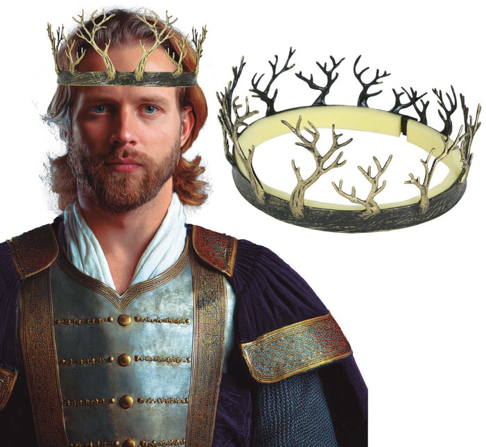 Middeleeuwen Kroon Bruin van Fiestas Guirca koop je bij Partywinkel