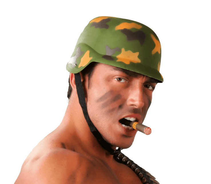 Militaire Helm van Fiestas Guirca koop je bij Partywinkel