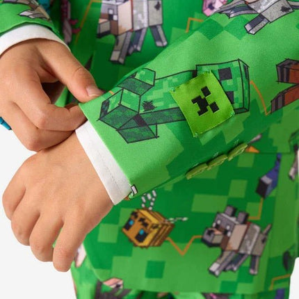 Minecraft Kostuum Jongens Groen van Mojang koop je bij Partywinkel