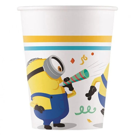 Minions Bekers 200ml 8st van Procos koop je bij Partywinkel