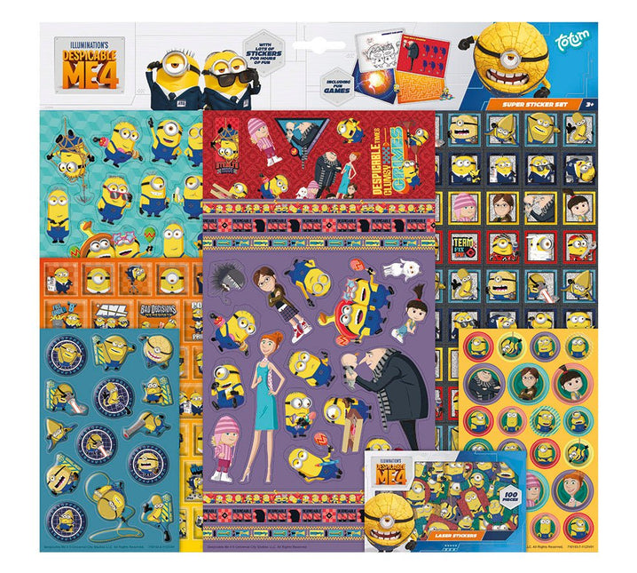 Minions Stickers 7st - Partywinkel - 8714274710153