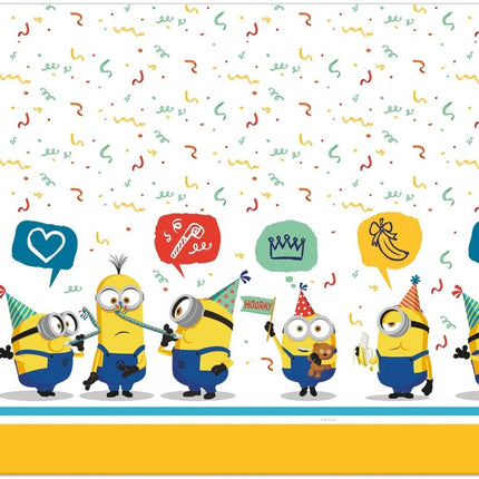 Minions Tafelkleed Plastic 1,8m van Procos koop je bij Partywinkel