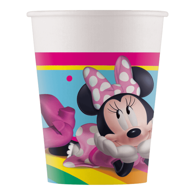 Minnie Mouse Bekers 200ml 8st van Procos koop je bij Partywinkel