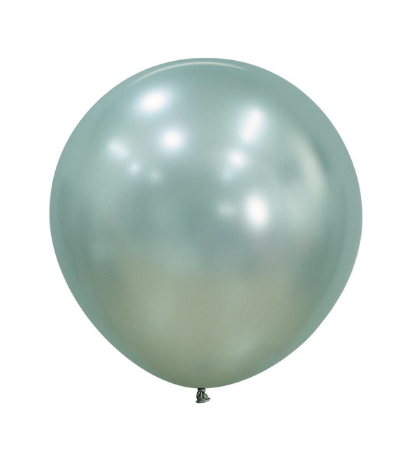 Mintgroene Ballonnen Silk 61cm 3st van Sempertex koop je bij Partywinkel