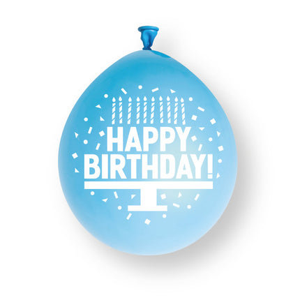 10pcs Feliz Cumpleaños 9" Globos de látex