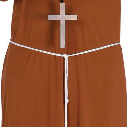 Monnik Kostuum Bruin Heren Monnik van Fiestas Guirca koop je bij Partywinkel