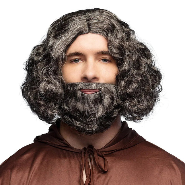 Monnik Pruik Zwart van Boland koop je bij Partywinkel