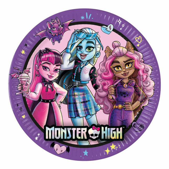 Monster High Borden 23cm 8st van Procos koop je bij Partywinkel
