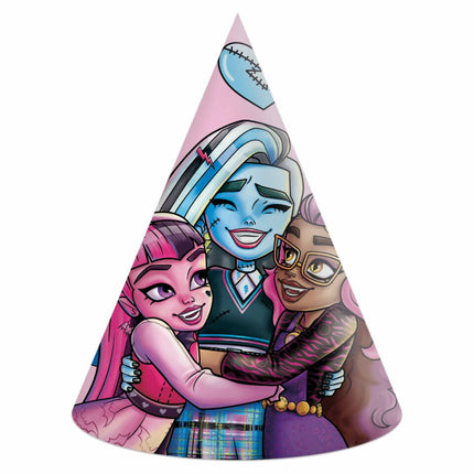 Monster High Feesthoedjes 6st van Procos koop je bij Partywinkel
