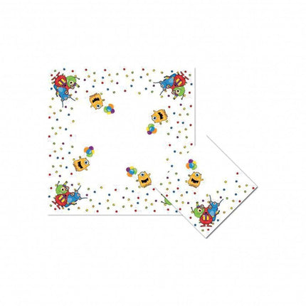 Monster Servetten 33cm 20st van Haza Witbaard koop je bij Partywinkel
