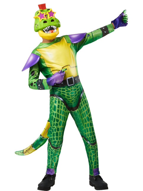 Disfraz de caimán Montgomery Niño