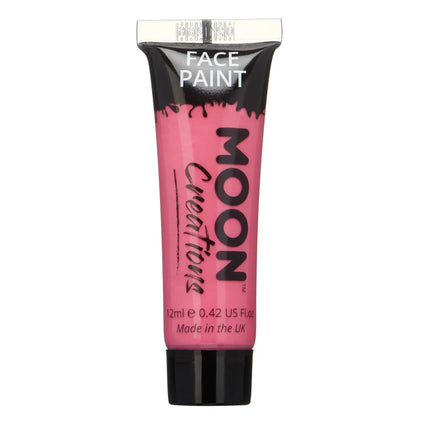 Moon Creations Face Paint Bright Pink 12ml van Moon Creations koop je bij Partywinkel