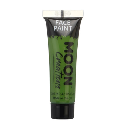Moon Creations Face Paint Green 12ml van Moon Creations koop je bij Partywinkel