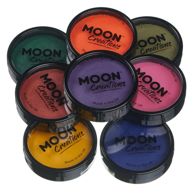 Moon Creations Pro Face Paint Cake Pots Dark Red 36g van Moon Creations koop je bij Partywinkel