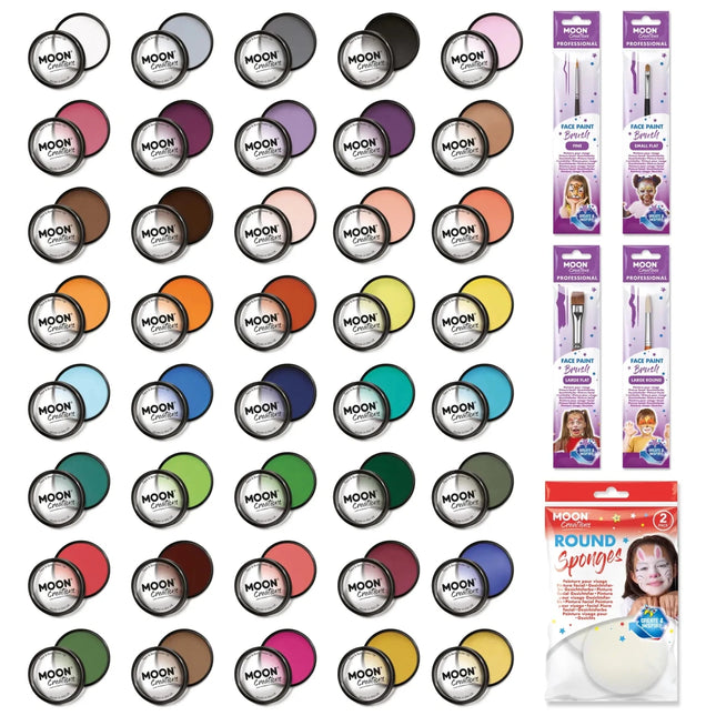 Moon Creations Pro Face Paint Cake Pots Turquoise 36g van Moon Creations koop je bij Partywinkel