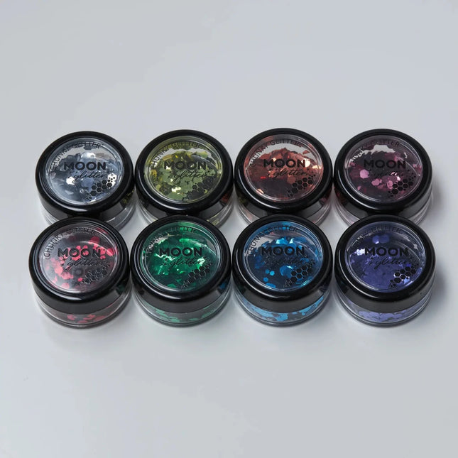 Moon Glitter Classic Chunky Glitter Blue 3g van Moon Creations koop je bij Partywinkel