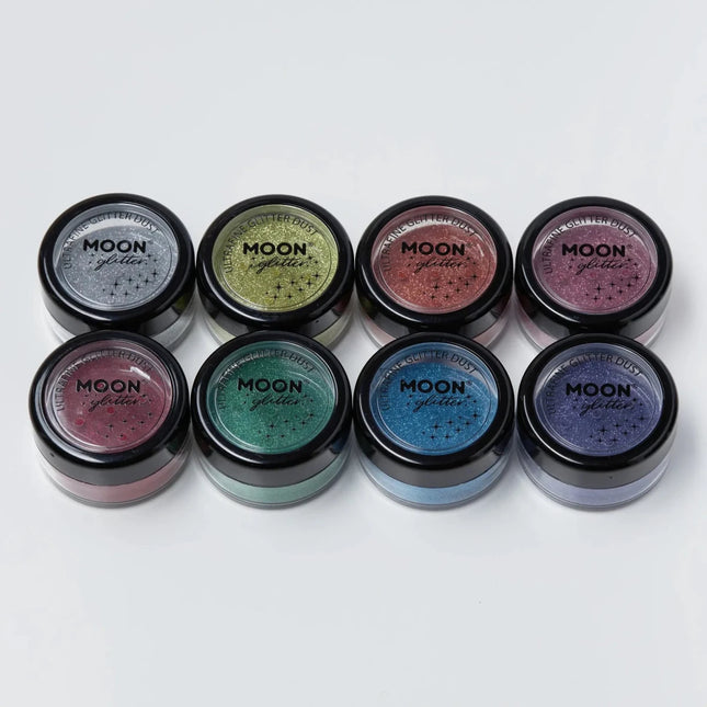 Moon Glitter Classic Ultrafine Glitter Dust Blue 5g van Moon Creations koop je bij Partywinkel
