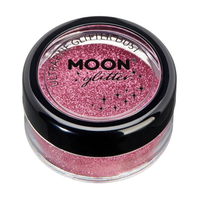Moon Glitter Classic Ultrafine Glitter Dust Pink 5g van Moon Creations koop je bij Partywinkel