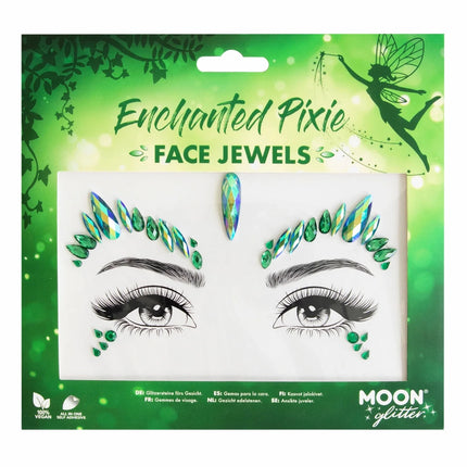 Moon Glitter Face Jewels Enchanted Pixie van Moon Creations koop je bij Partywinkel