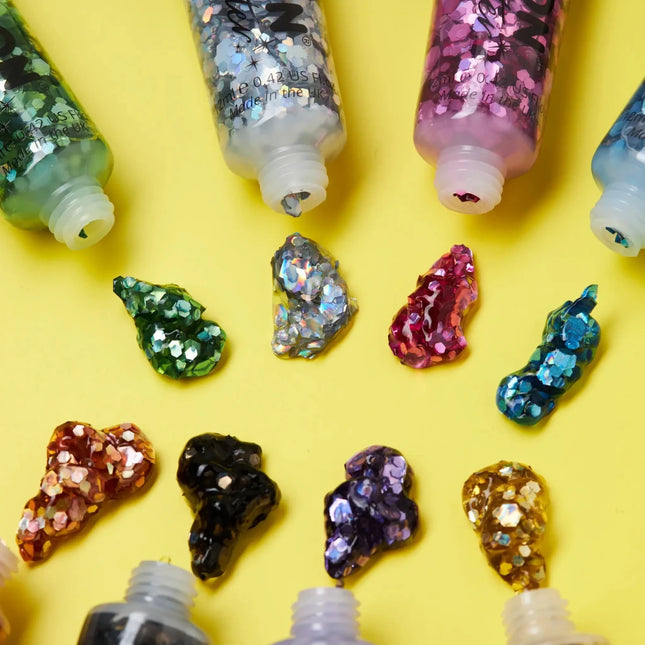 Moon Glitter Holographic Chunky Glitter Gel Green 12ml van Moon Creations koop je bij Partywinkel