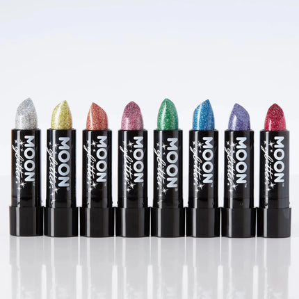 Moon Glitter Holographic Glitter Lipstick Silver 4.2g van Moon Creations koop je bij Partywinkel
