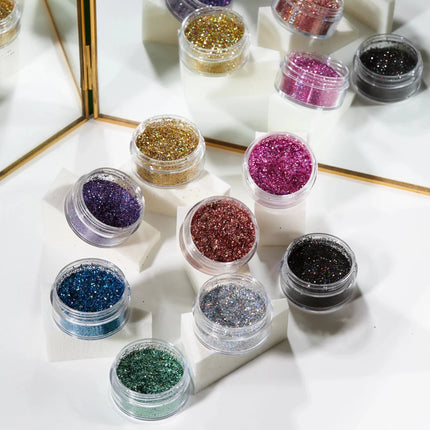 Moon Glitter Holographic Glitter Shakers Silver 5g van Moon Creations koop je bij Partywinkel