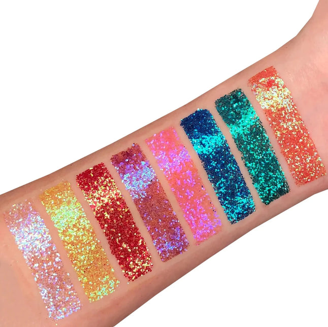 Moon Glitter Iridescent Fine Glitter Gel Purple 12ml van Moon Creations koop je bij Partywinkel