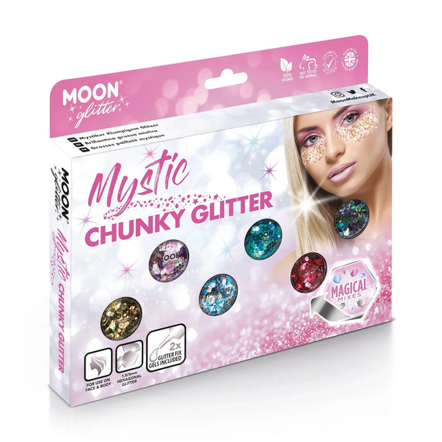 Moon Glitter Mystic Chunky Glitter Galaxy 3g van Moon Creations koop je bij Partywinkel
