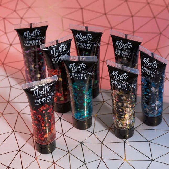 Moon Glitter Mystic Chunky Glitter Gel Atlantis 12ml van Moon Creations koop je bij Partywinkel