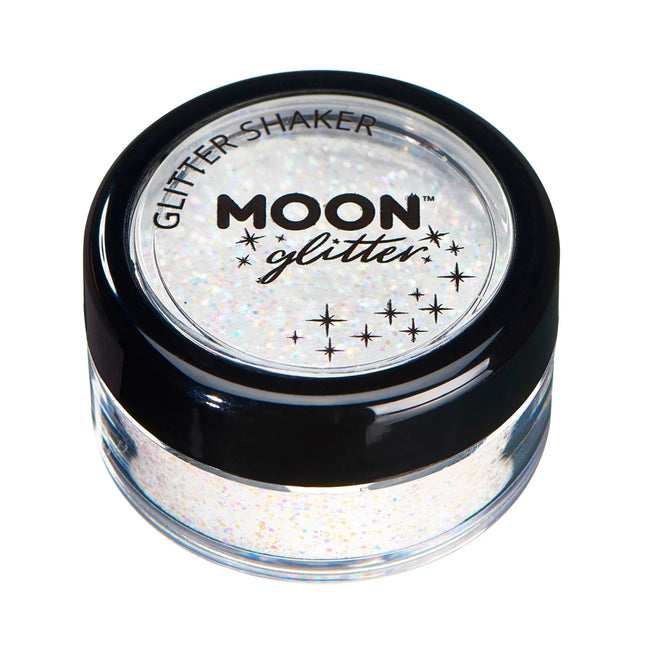 Moon Glitter Pastel Glitter Shakers White 5g van Moon Creations koop je bij Partywinkel