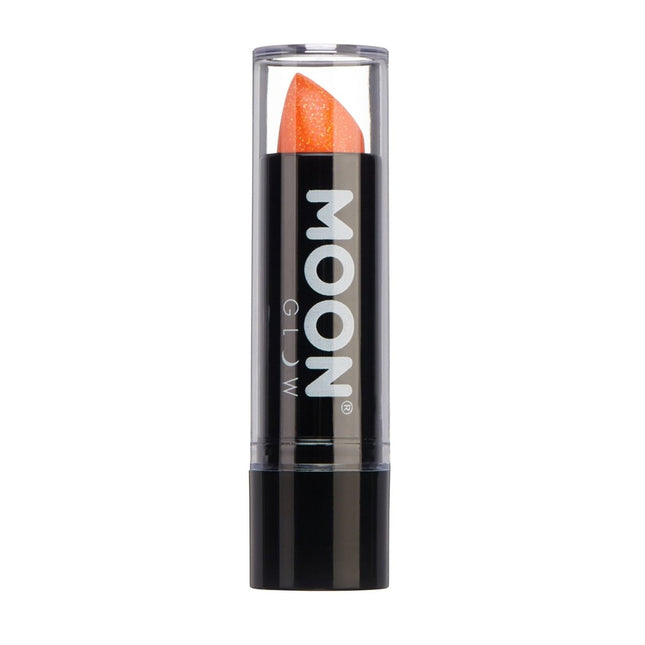 Moon Glow Neon UV Glitter Lipstick Orange 4.2g van Moon Creations koop je bij Partywinkel