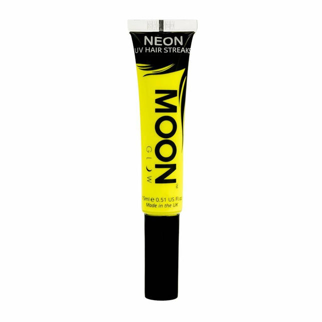 Moon Glow Neon UV Hair Streaks Intense Yellow van Moon Creations koop je bij Partywinkel