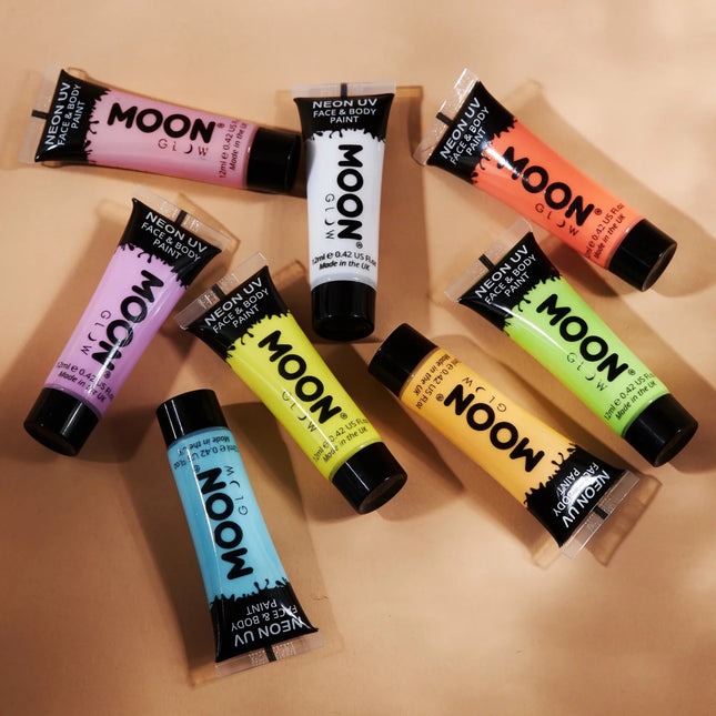 Moon Glow Pastel Neon UV Face Paint Black 12ml van Moon Creations koop je bij Partywinkel