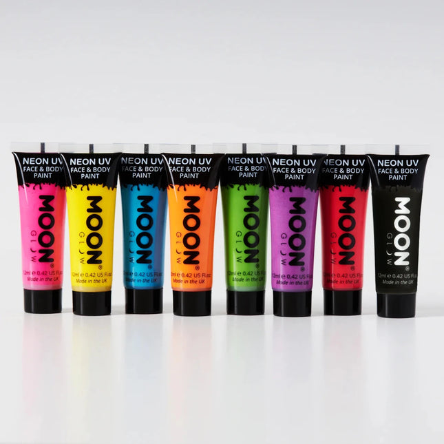 Moon Glow Pastel Neon UV Face Paint Pastel Green 12ml van Moon Creations koop je bij Partywinkel