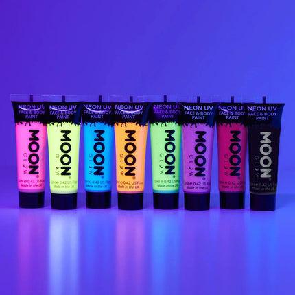 Moon Glow Pastel Neon UV Face Paint Pastel Orange 12ml van Moon Creations koop je bij Partywinkel