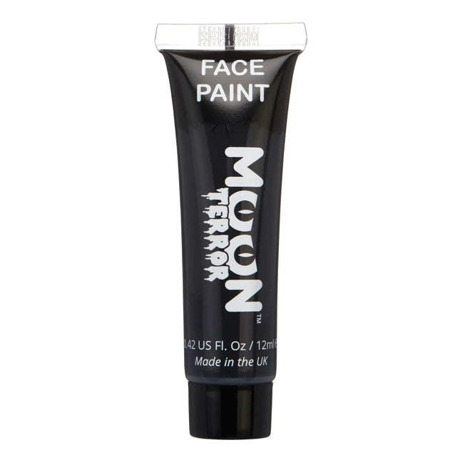 Moon Terror Halloween Face Paint Midnight Black 12ml van Moon Creations koop je bij Partywinkel