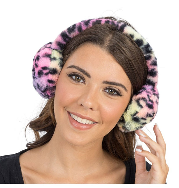 Orejeras de leopardo de color NO EMPAÑADAS