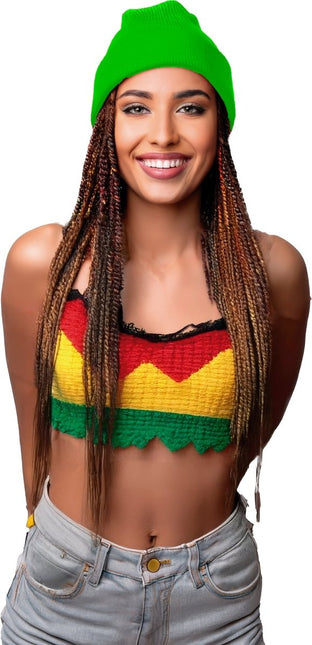 Muts Neon groen van Fiestas Guirca koop je bij Partywinkel