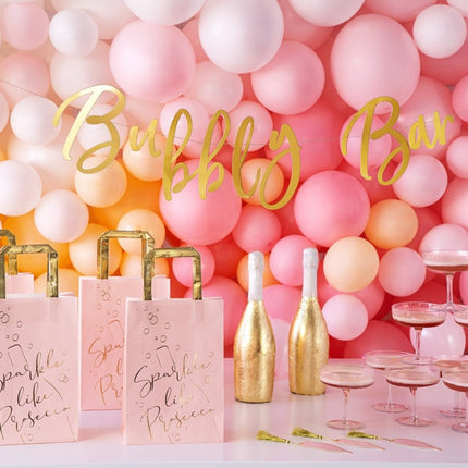 Naamkaartjes Flesje 16cm 6st van Partydeco koop je bij Partywinkel